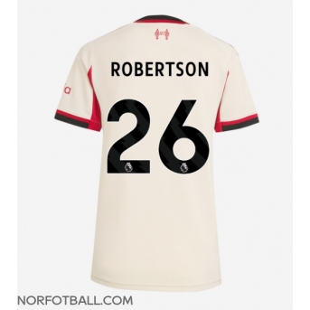 Billige Fotballdrakt Liverpool Andrew Robertson #26 Replika Bortedrakt Dame 2025-26 Kortermet